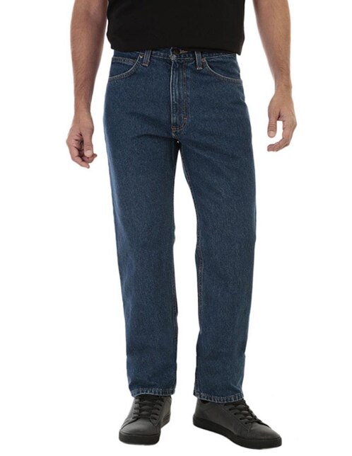 Jeans Lee de caballlero corte straightcintura medialavado stone wash en SB