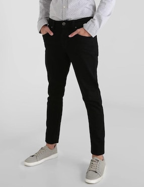 Jeans Contempo de caballero corte skinny, cintura media