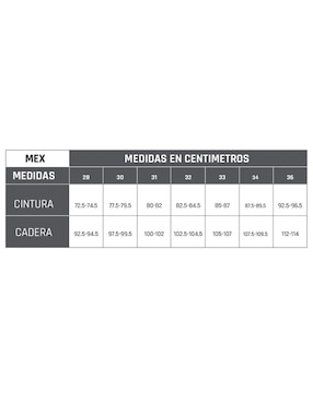 Jeans Contempo de caballero corte skinny, cintura media