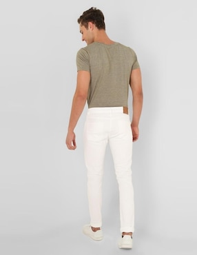 Jeans Contempo de caballero corte skinny, cintura media