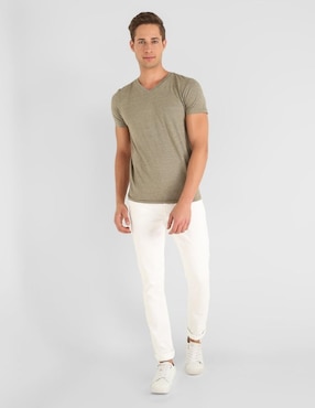 Jeans Contempo de caballero corte skinny, cintura media