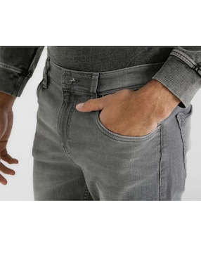 Jeans Contempo de caballero corte skinny cintura media