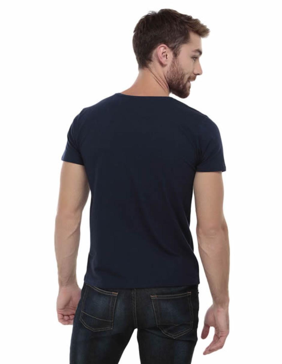 Playera cuello V para hombre 2
