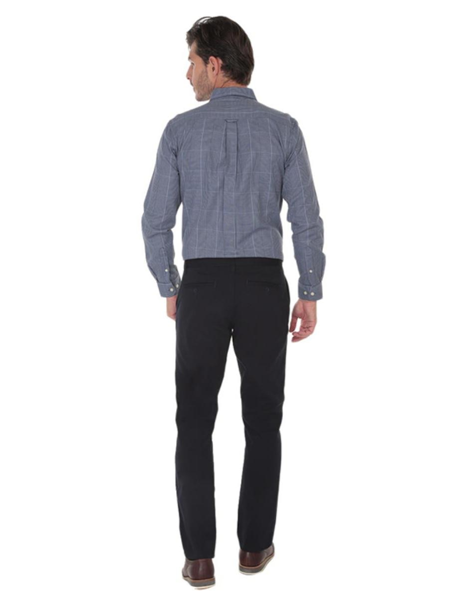 Pantalón straight de gabardina para hombre 2