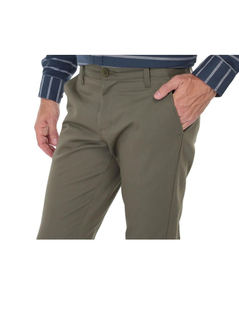 Pantalón straight de gabardina para hombre 4