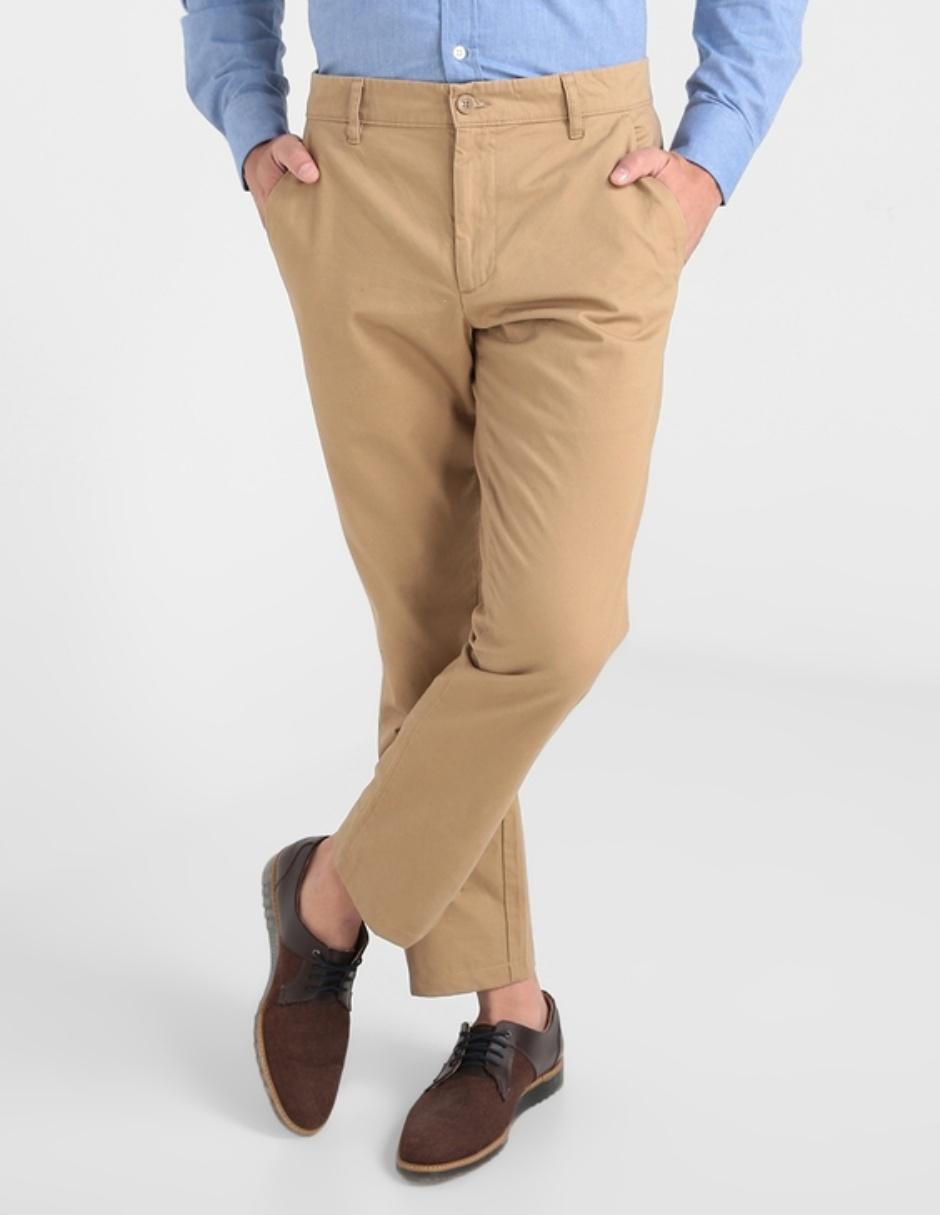 Pantalón straight de algodón para hombre Pantalón straight de algodón para hombre