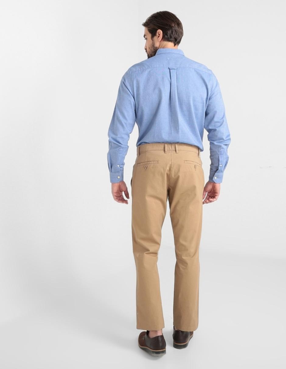 Pantalón straight de algodón para hombre 2