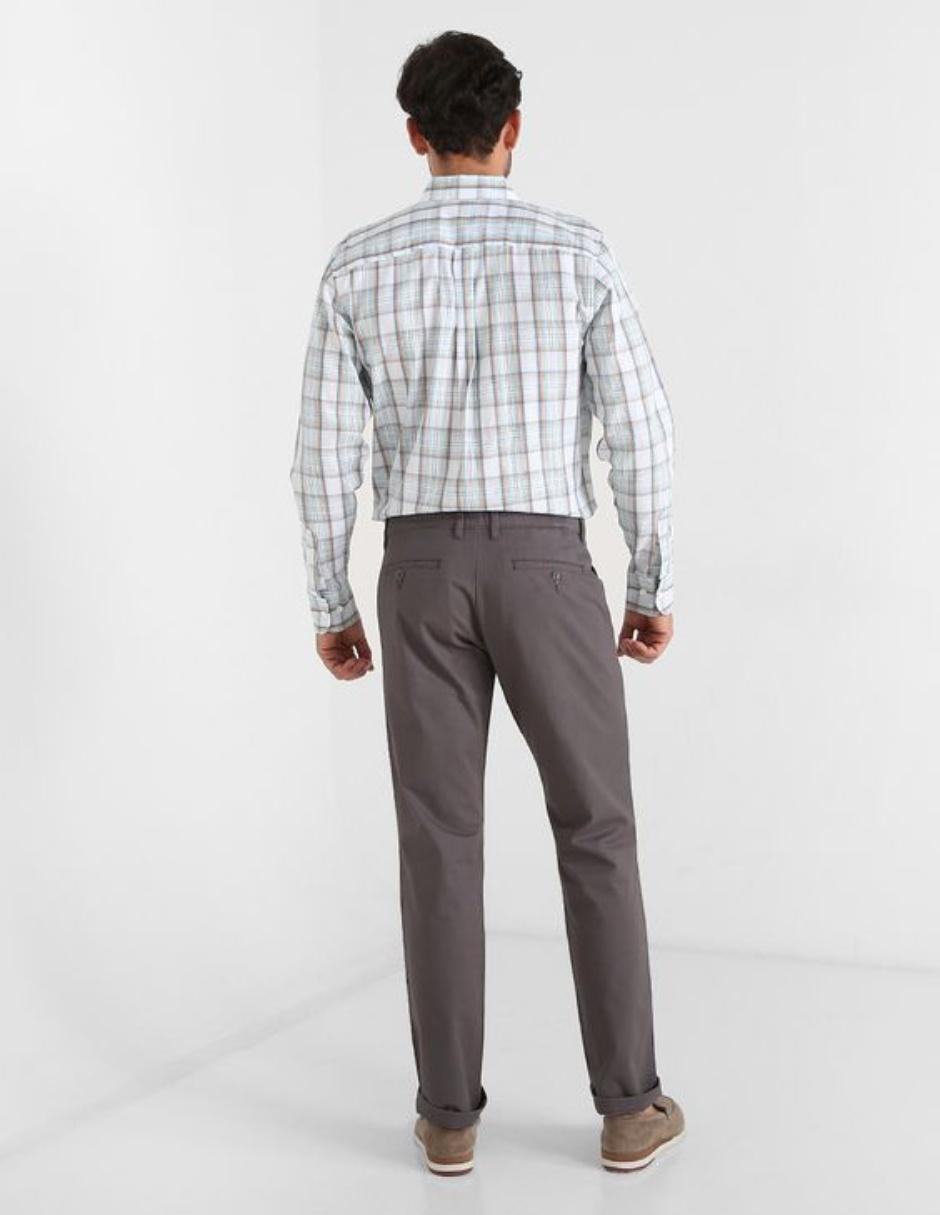 Pantalón straight de algodón para hombre 2