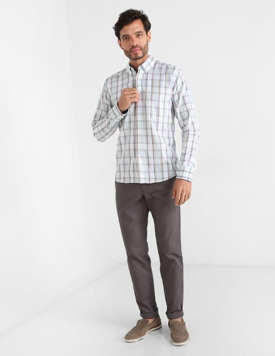 Pantalón straight de algodón para hombre 3