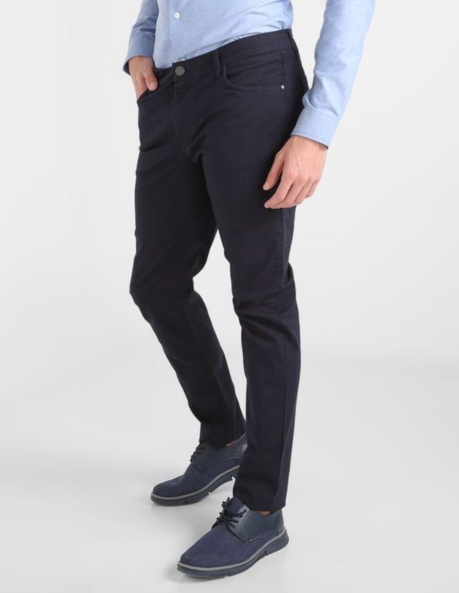 Pantalón slim de gabardina para hombre 5