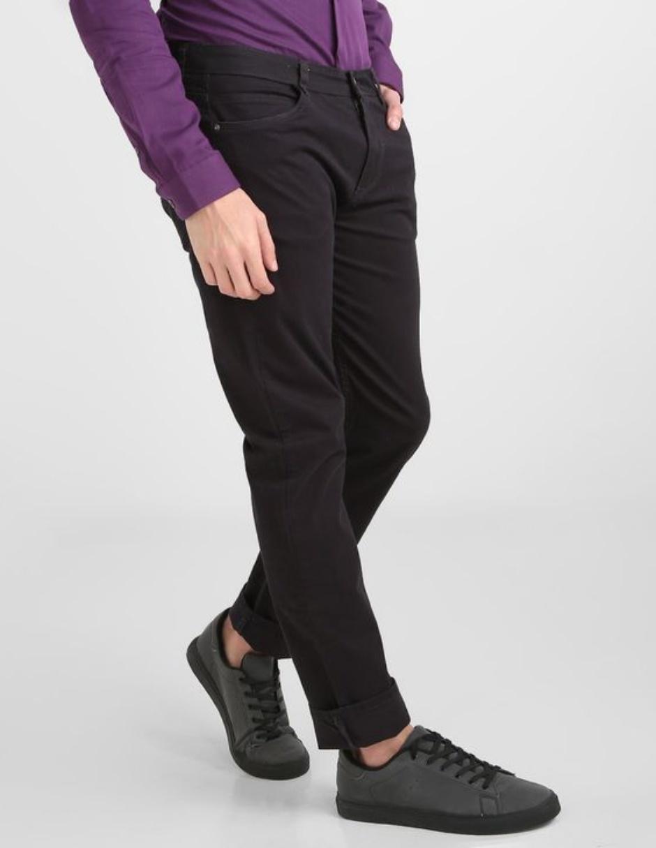 Pantalón slim de gabardina para hombre 5