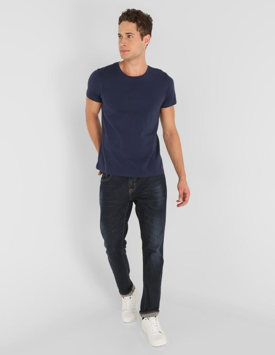 PLAYERA CONTEMPO, CH, MARINO LISO C RED