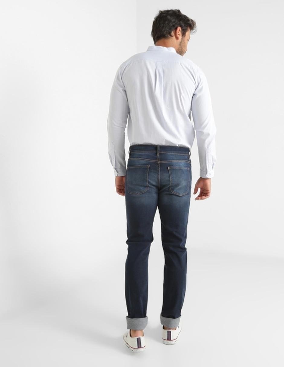 Jeans de caballero corte slim cintura media