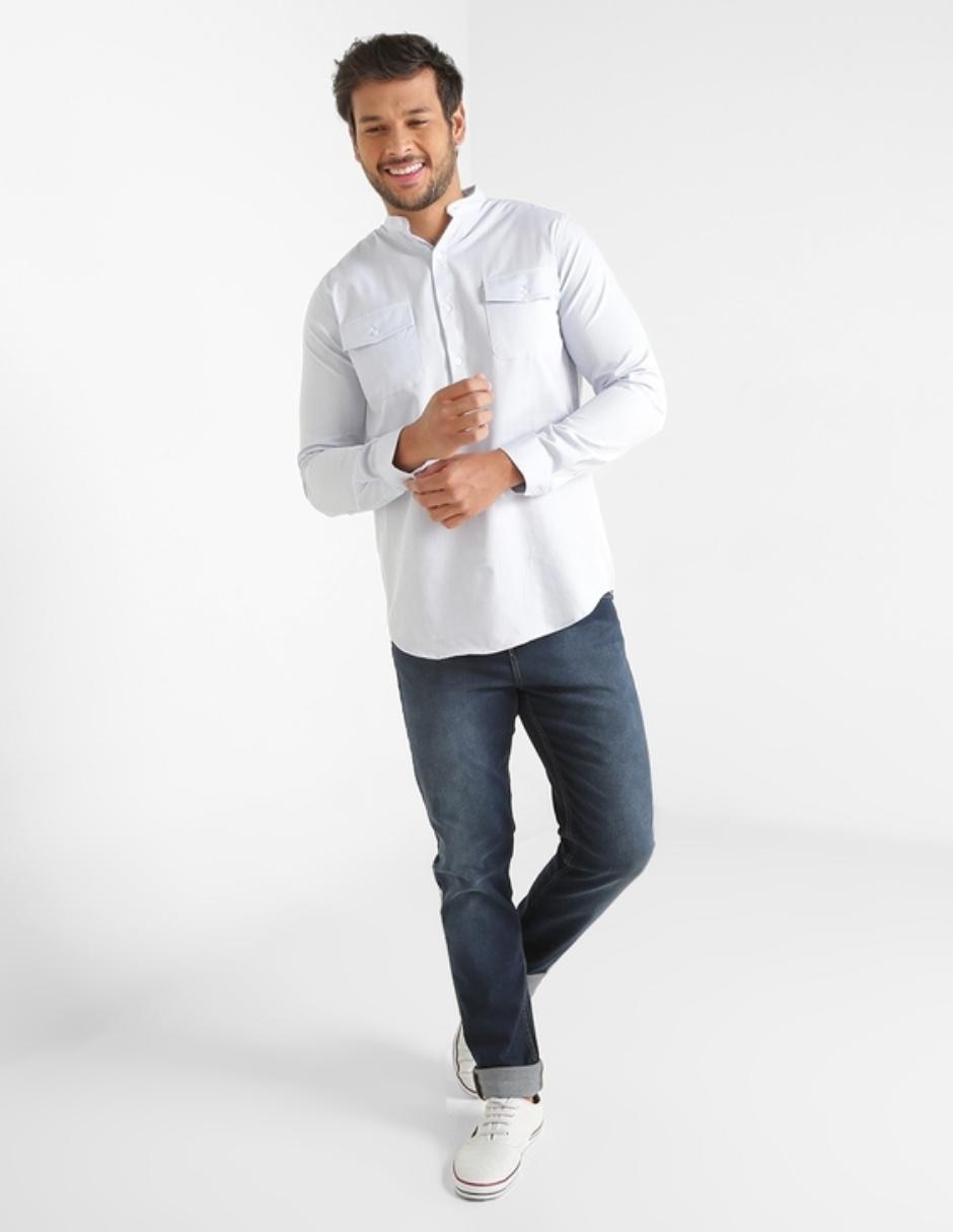 Jeans de caballero corte slim cintura media