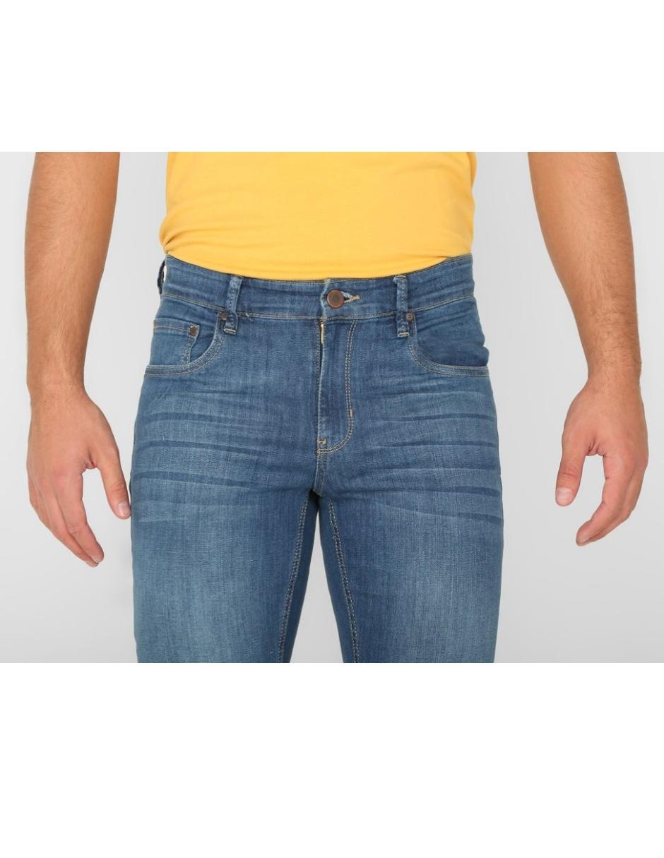 Jeans de caballero corte slim, cintura media 4