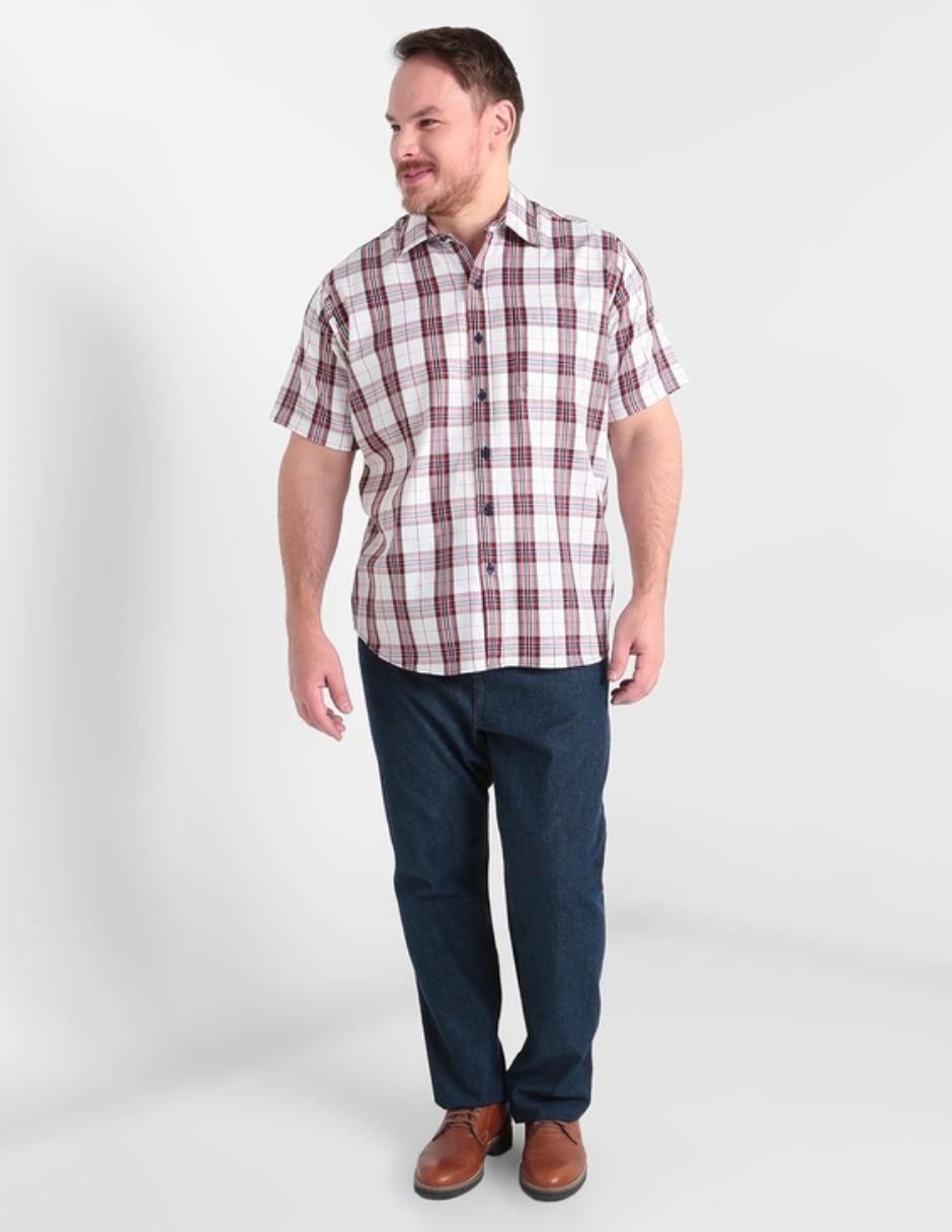 Jeans straight lavado stone wash para hombre 3