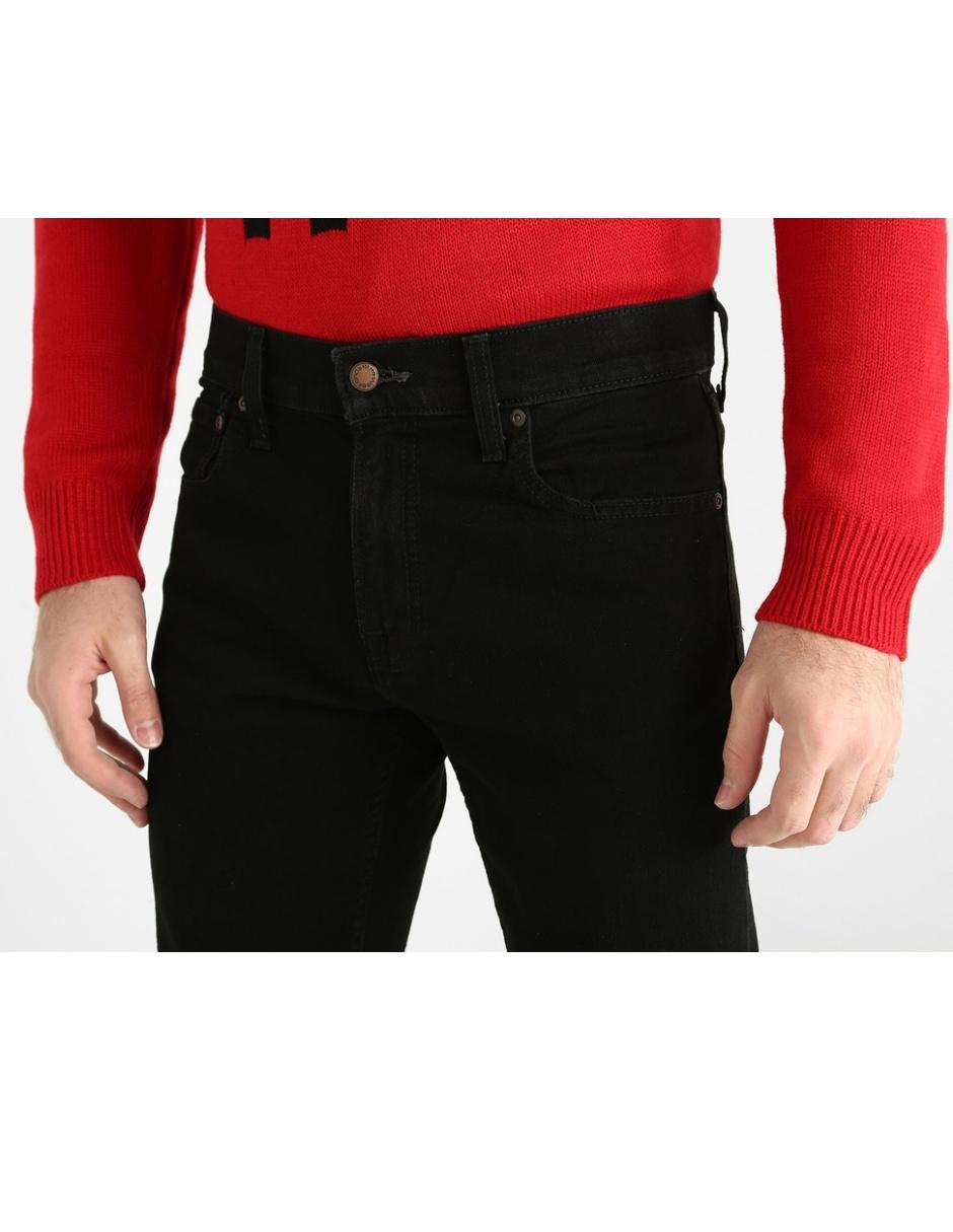 Jeans straight lavado obscuro para hombre 4
