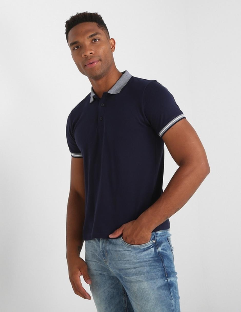 Playera Contempo cuello polo para hombre