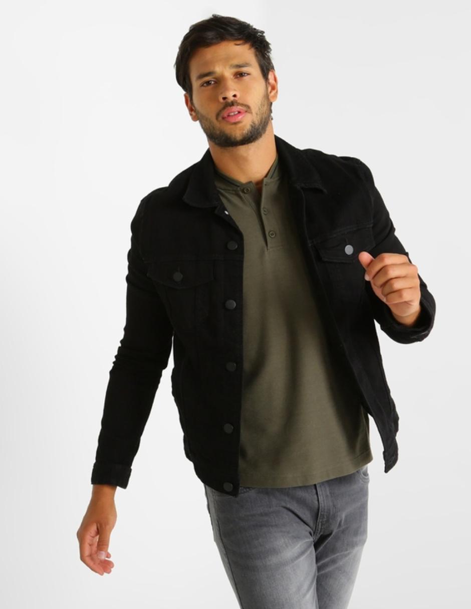 Chamarra Contempo cuello camisero con bolsillos en SB