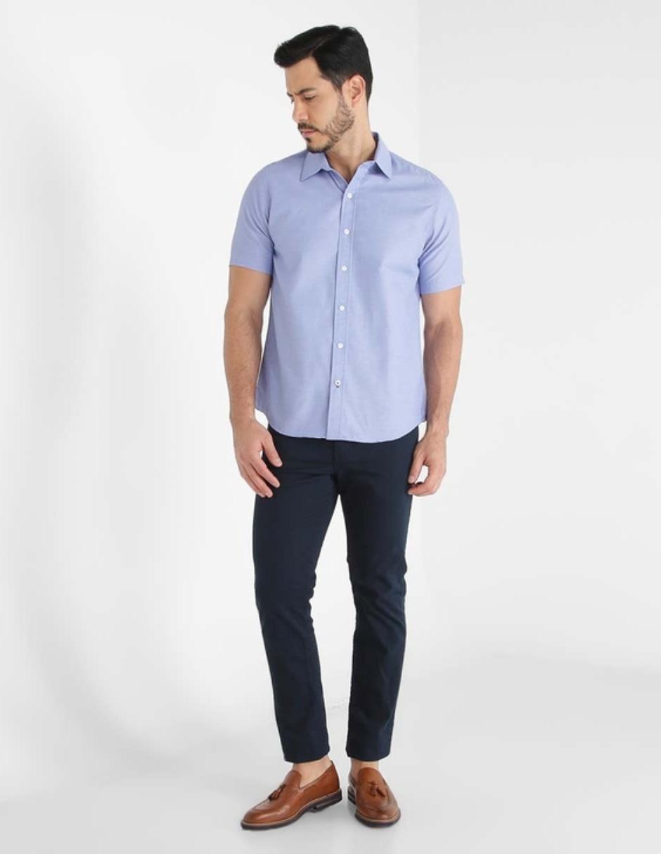 Camisa casual de algodón manga corta para hombre 3