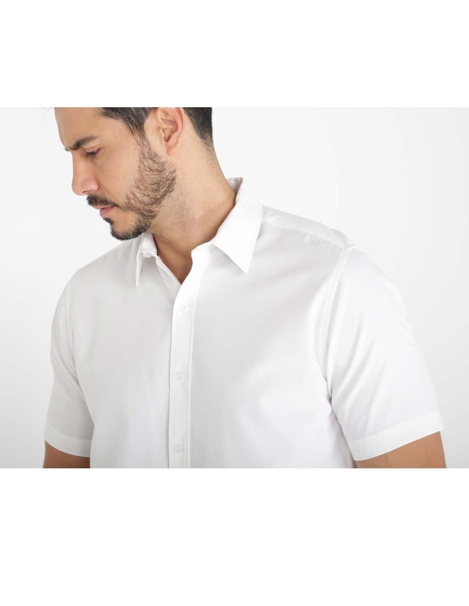 Camisa casual de algodón manga corta para hombre 4